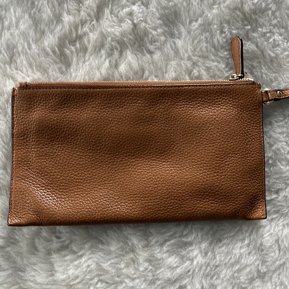 Michael Kors light brown Leather wristlet - Picture 4 of 10